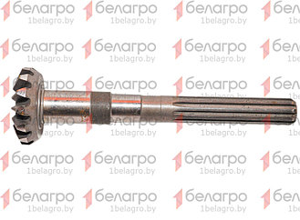 642-2308063 Вал МТЗ-821, МТЗ-921 вертикальный (короткий L= 289 мм) переднего ведущего моста