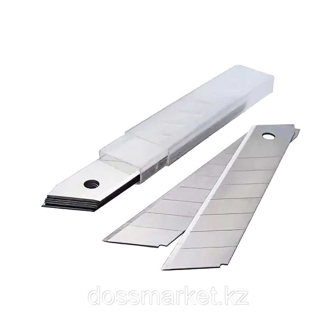 Attache лезвие сменное 882896 18 мм (10 шт. лезвие запасное для ножей attache 18мм. лезвия для ножа 18мм "олфа". лезвие для ножа olfa lbb 10 b. запасные лезвия для ножей attache 9мм 10шт.