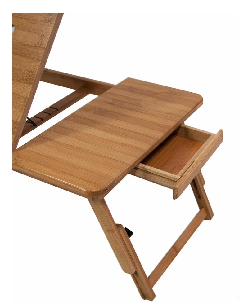 Стол накроватный складной бамбуковый Мега-оптим L7, 195-275 - фото 2 - id-p93852161