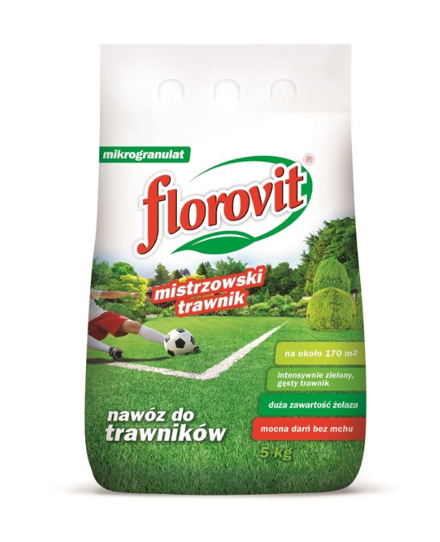 FLOROVIT Минеральное удобрение для газонов с большим содержанием  железа, 5кг