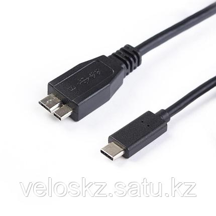 SHIP Кабель интерфейсный SHIP, USB308-1P, MICRO-B USB на USB-C 3.1, Пол. пакет, 1 м, Чёрный, фото 2