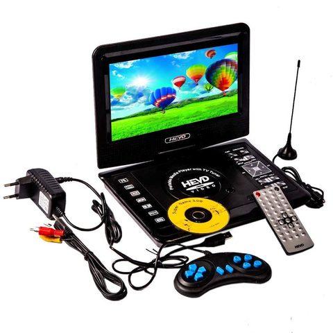 Портативный DVD плеер Portable EVD со встроенным телевизором (22.8) - фото 2 - id-p93866567
