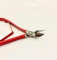 Кусачки для кожи HARD STEEL 50 10 мм с красными ручками Staleks, фото 2