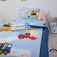 Комплект детского постельного белья " Машинки"