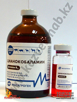 Цианокобаламин (в12 витамині) инъекцияға арналған ерітінді 100 мл