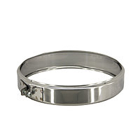 Обжимной хомут 200 мм, раструб, нерж 0,5 мм