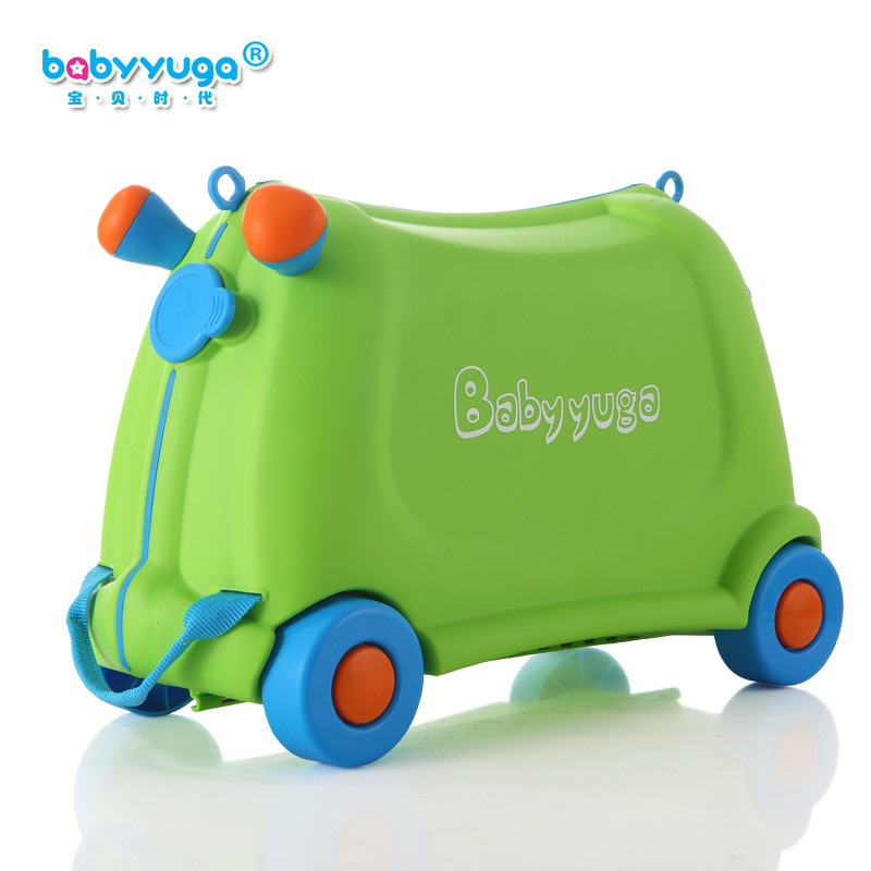 Детский чемодан Baby yuga на колесиках синий - фото 10 - id-p93873041