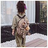 Детский рюкзак с мягкой игрушкой Леопард, фото 4