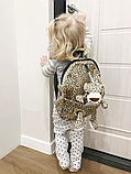 Детский рюкзак с мягкой игрушкой Леопард, фото 9