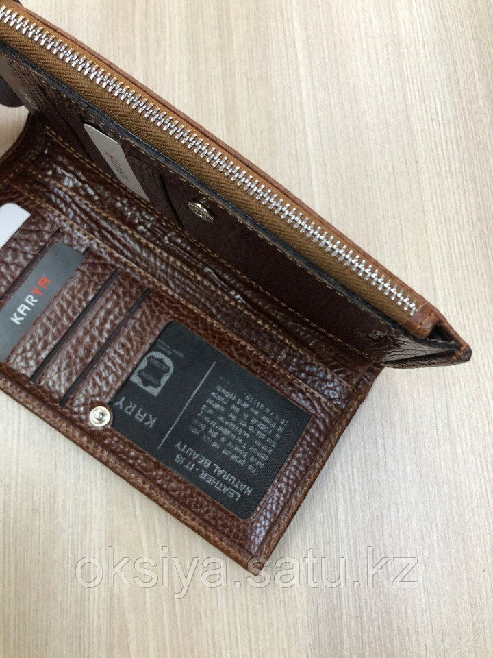 Кожаный кошелек портмоне KARYA - фото 4 - id-p93873744