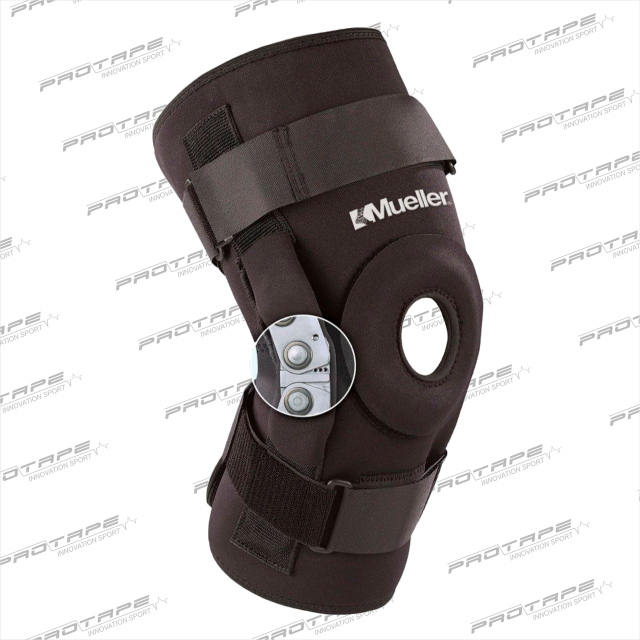 Бандаж-стабилизатор на колено шарнирный Mueller Pro level Hinged Knee Brace, Мягкая упаковка - фото 1 - id-p110969465