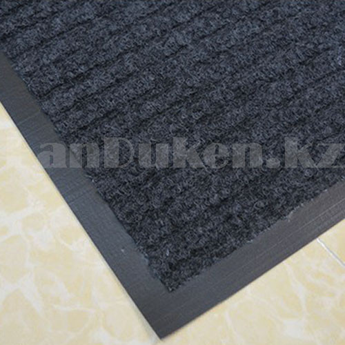 Грязезащитный придверный коврик на резиновой основе 150х90 см черный - фото 4 - id-p93879021