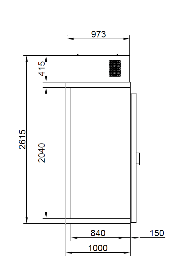 Камера холодильная КХН 1.44 MINICELLA MM 1 дверь - фото 2 - id-p93878893