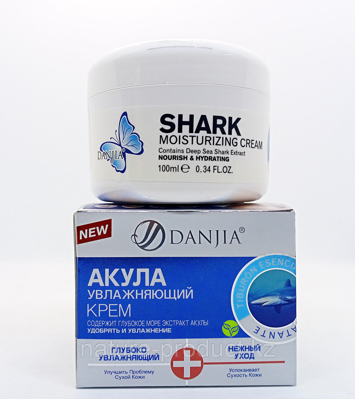 DANJIA Крем для лица SHARK увлажняющий АКУЛА 100мл