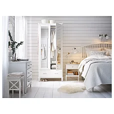 Кровать каркас ТИССЕДАЛЬ белый/Лонсет160x200 см ИКЕА, IKEA, фото 3