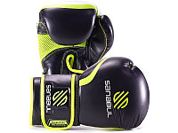 Боксерские перчатки Sanabul Essential 12 oz зеленые