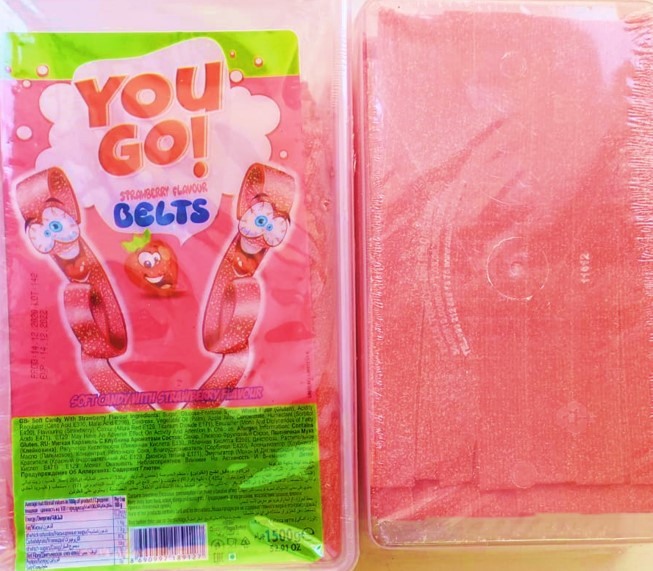 You GO язычки клубника (кислые) 1,5кг