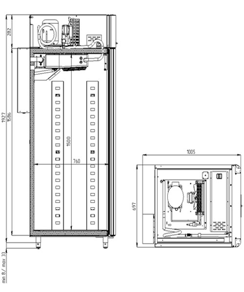 Расстоечный шкаф для пекарни CS107 Bakery Br (глухая дверь Тип 1) - фото 2 - id-p93881486