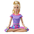 Barbie "Безграничные движения" Кукла Барби Блондинка в лиловом, фото 4