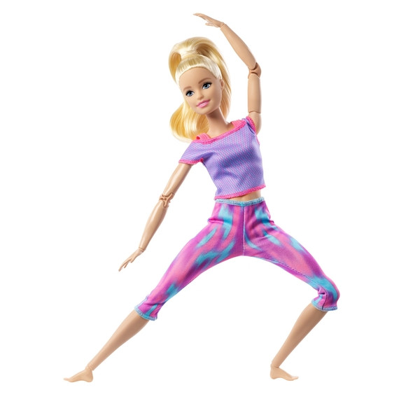 Barbie "Безграничные движения" Кукла Барби Блондинка в лиловом - фото 4 - id-p93788877