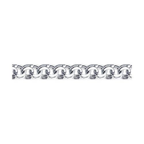 Браслет из серебра с алмазной гранью SOKOLOV покрыто  родием, бисмарк 965141504 размеры - 19 21 23
