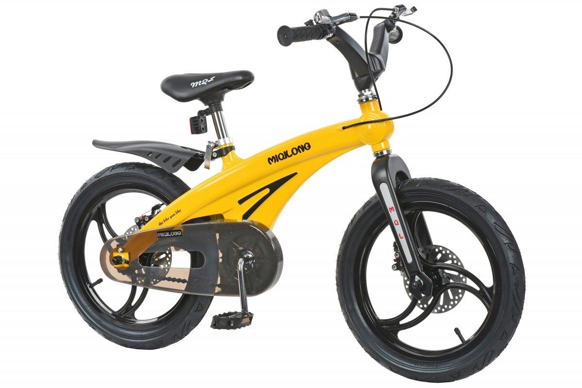 Детский велосипед Miqilong GN - 16" Жёлтый