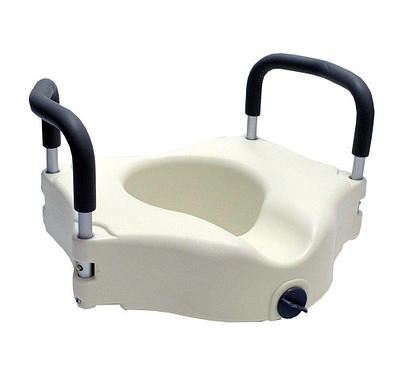 Насадка на унитаз с поручнями Мега-Оптим SC 7060 B, белый