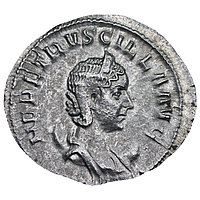 Римская Империя. Герения Этрусцилла (249-251 гг.). Оригинал с сертификатом подлинности.