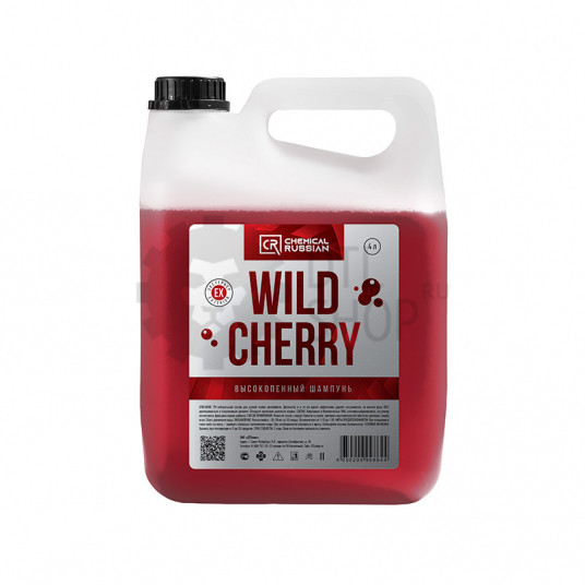 Wild Cherry - Высокопенный шампунь для ручной мойки, 4 л, CR864, Chemical Russian