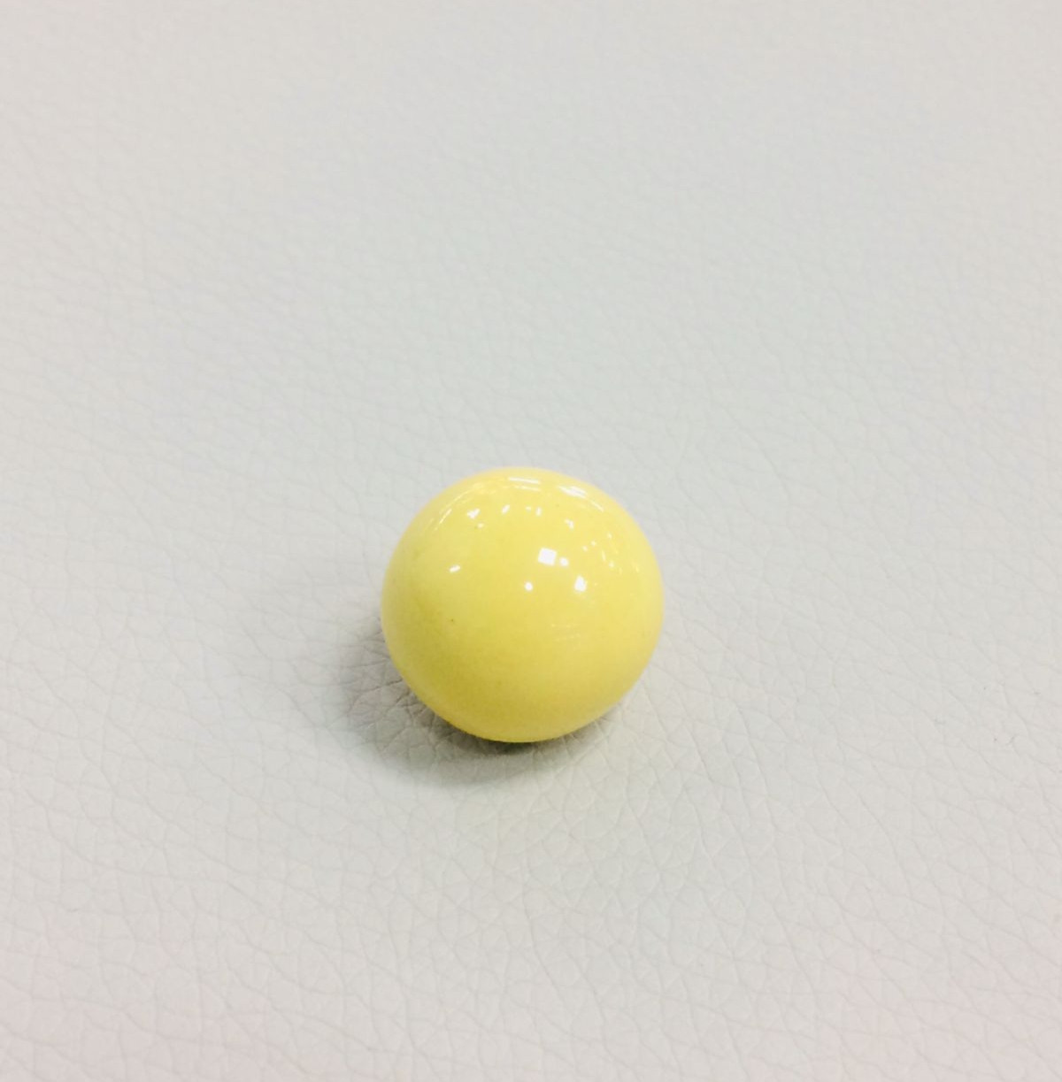 Шарик - жёлтый - 1,7 см / керамика - CO ( для браслета и кольца ) / EB 15 - фото 1 - id-p93891512