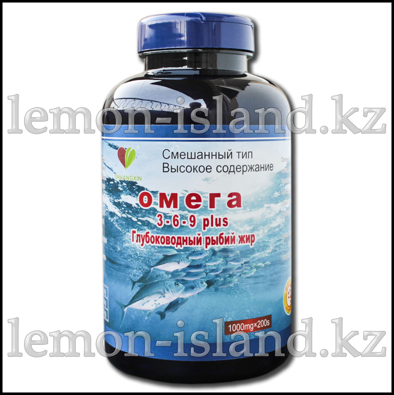 Капсулы Омега-3, 6, 9 (200 шт.) (Тайвань) в интернет-магазине Лимонный ...