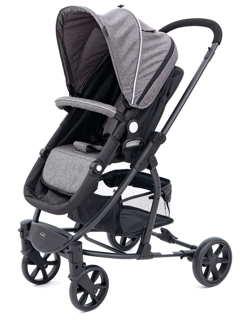 Детская коляска Tomix Bloom 3 в 1 Grey - фото 3 - id-p93895257