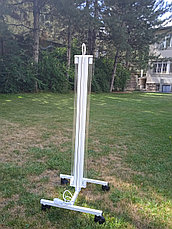 Облучатель с озоном передвижная одноламповая на 60 см кварцевая бактерицидная лампа на колёсах, фото 3