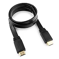 Кабель HDMI Cablexpert CC-HDMI4F-1M 1м v2.0 19M/19M плоский кабель черный позол.разъемы экран TAK23590 Кабель HDMI Cablexpert CC-HDMI4F-1M 1м v2.0 19M/19M плоский кабель черный позол.разъемы экран