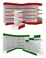 Торговое оборудование .Металлические стеллажи для магазинов