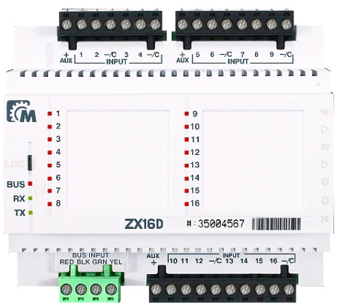 ZX16D - 16-ти зонный модуль расширения.