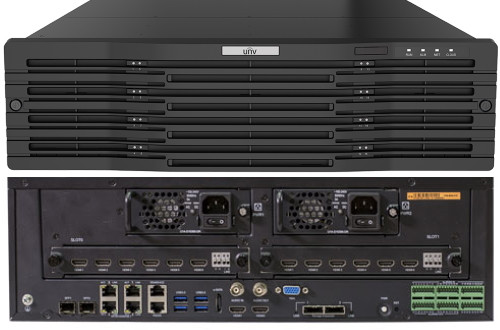 NVR516-64 - 64-х канальный сетевой видеорегистратор с поддержкой записи 12MP, видеоаналитикой и 16