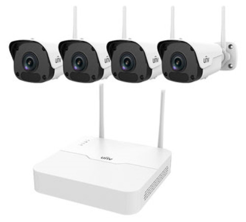 KIT / NVR301-04LB-W / 4×IPC2122SR3-F40W - Комплект IP-видеонаблюдения из 4-х 2MP Wi-Fi камер и 4-х канального