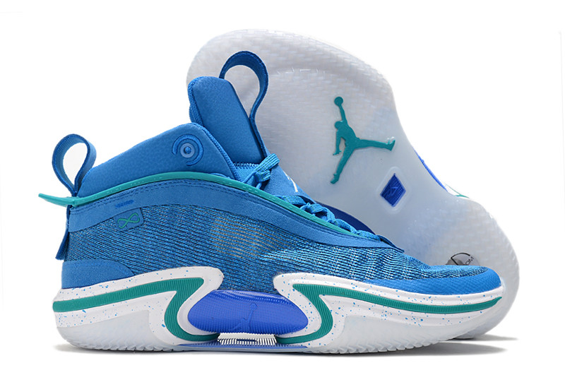 Баскетбольные кроссовки Air Jordan XXXVI ( 36 ) " Blue " - фото 1 - id-p93902991