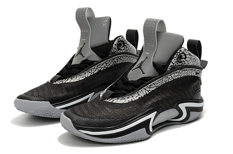 Баскетбольные кроссовки Air Jordan XXXVI ( 36 ) " Black\Scales " - фото 2 - id-p93903059