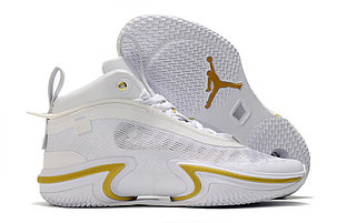 Баскетбольные кроссовки Air Jordan XXXVI ( 36 )  " White\Gold ", фото 2