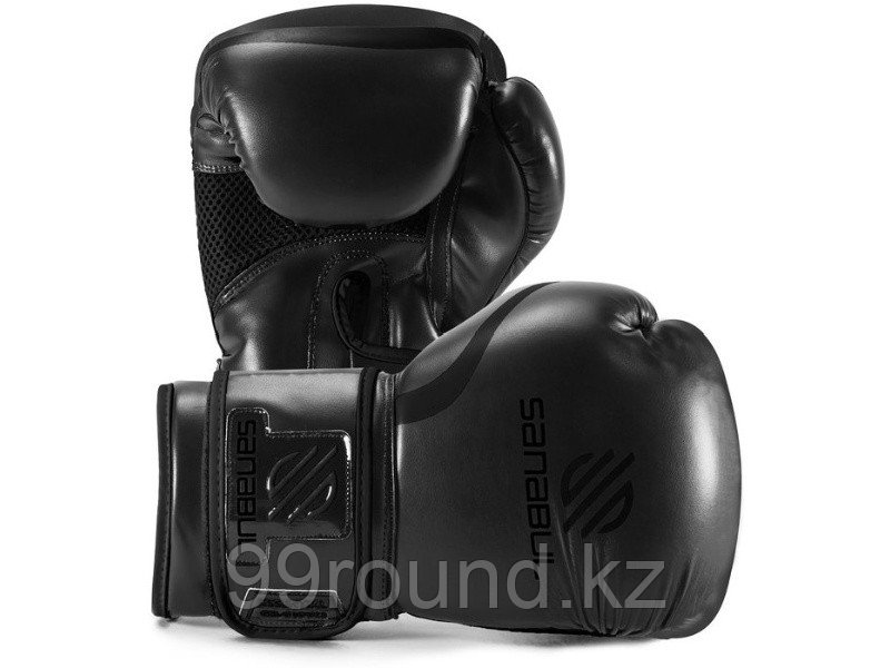 Боксерские перчатки Sanabul Essential 12 oz черные