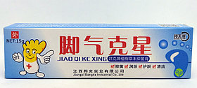 Мазь для ног от кожного грибка JIAO QI KE XING (желтая пятка) 15 г