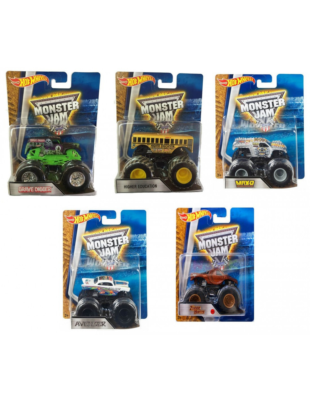 Hot Wheels BHP37 «Monster Jam» Базовый автомобиль в асс.