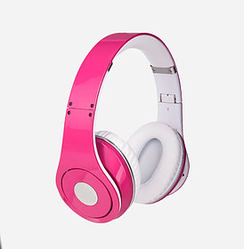 Наушники накладные стерео ( Розовые )