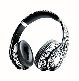 Наушники накладные стерео ( Черные Череп )