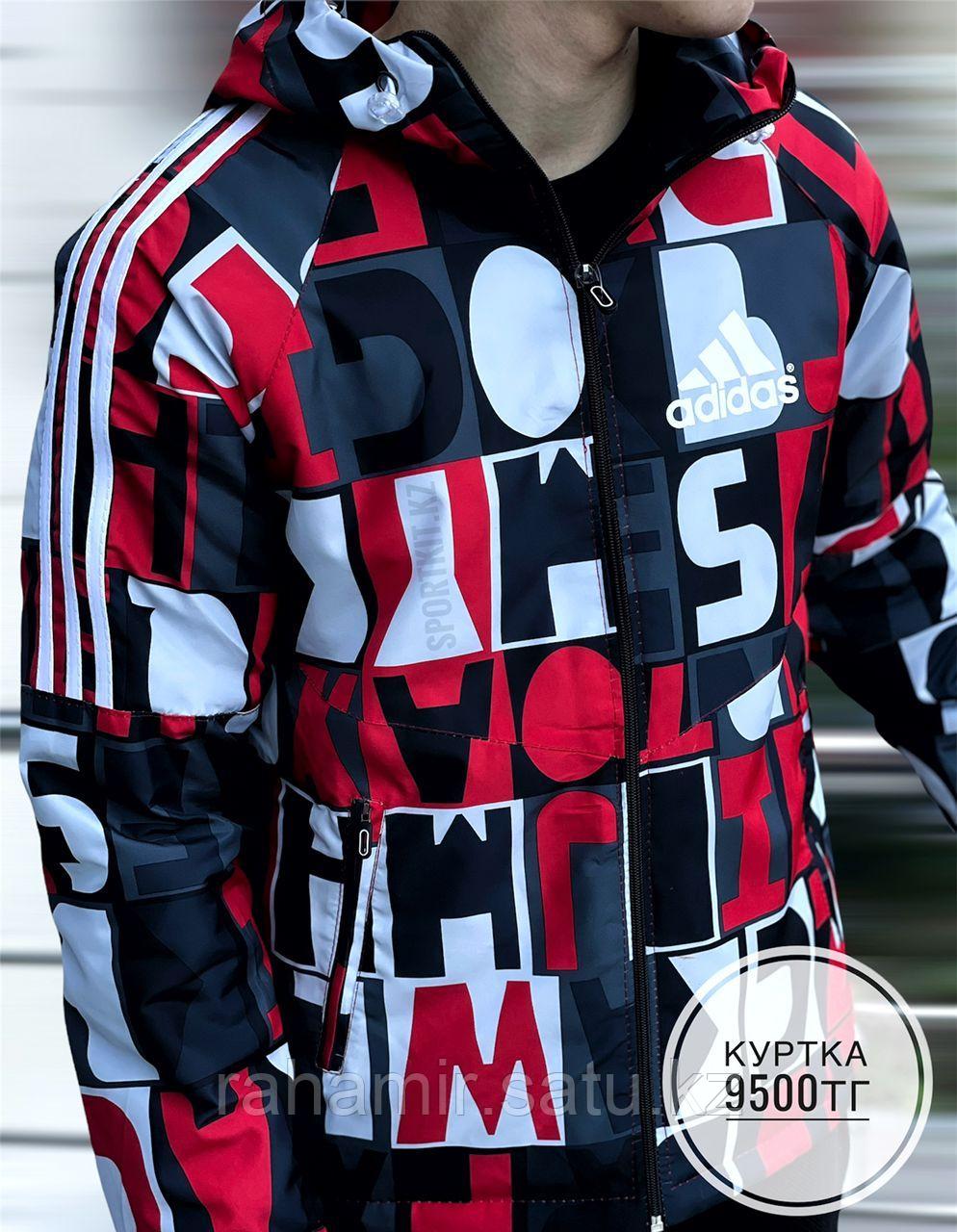 Куртка алфавит Adidas крас