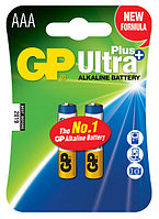 Батарейки LR03 AАA 2 шт GP Batteries Ultra Plus alkaline GP24AUP-U2 Батарейки LR03 AАA 2 шт GP Batteries Ultra Plus alkaline