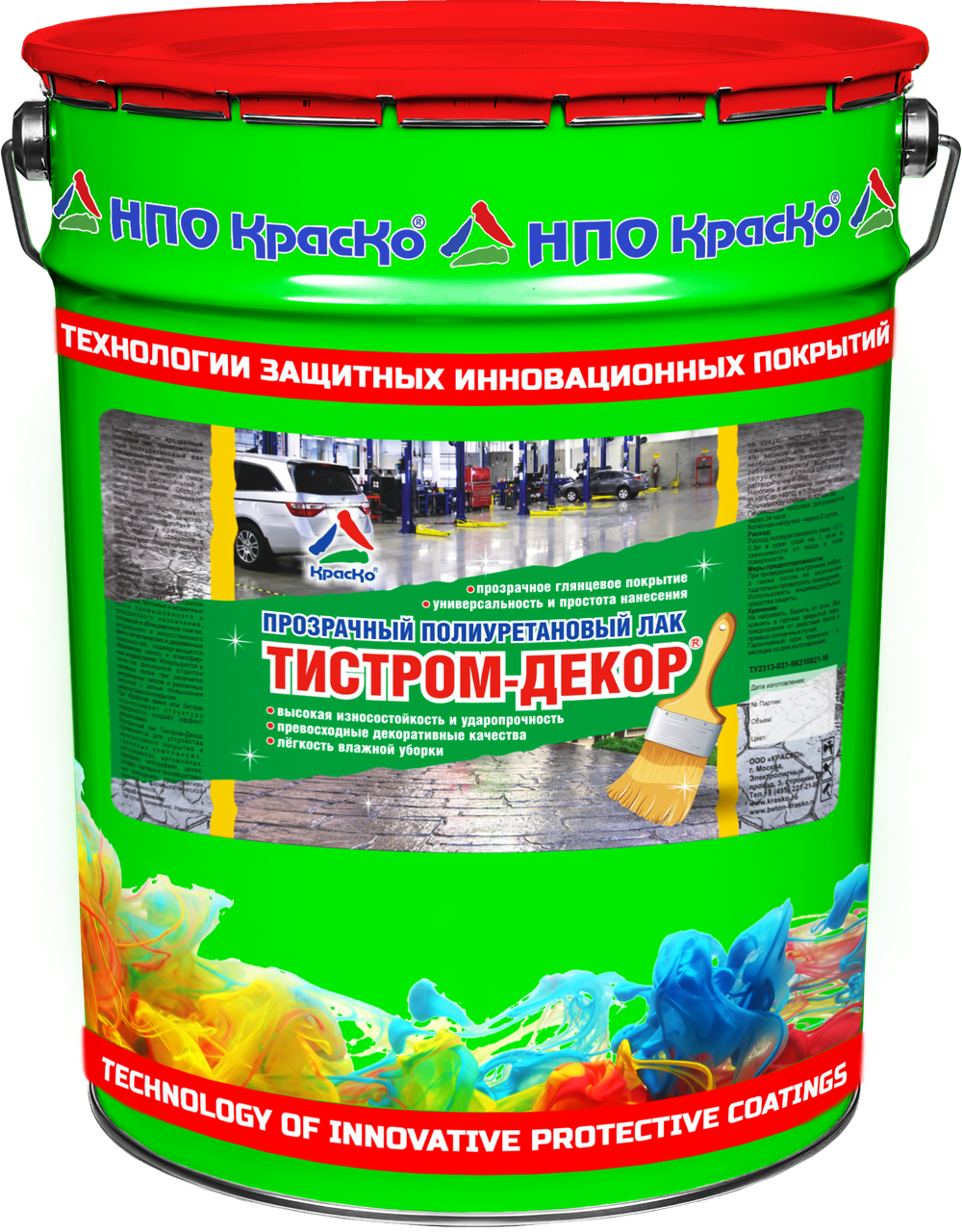 Купить от ТИСТРОМ-ДЕКОР (Краско) – прозрачный полиуретановый лак ...