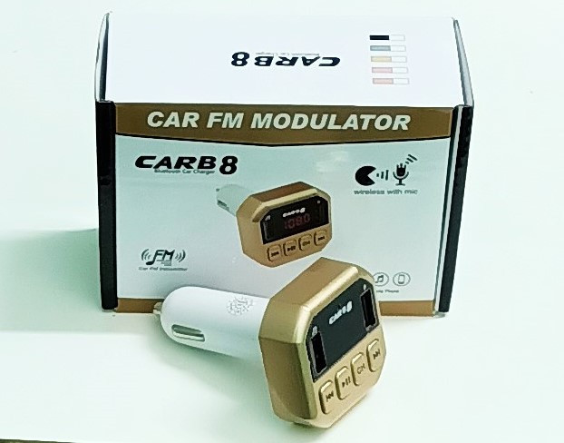 FM- модулятор автомобильный+ Bluetooth без памяти CarB8 - фото 1 - id-p93944052